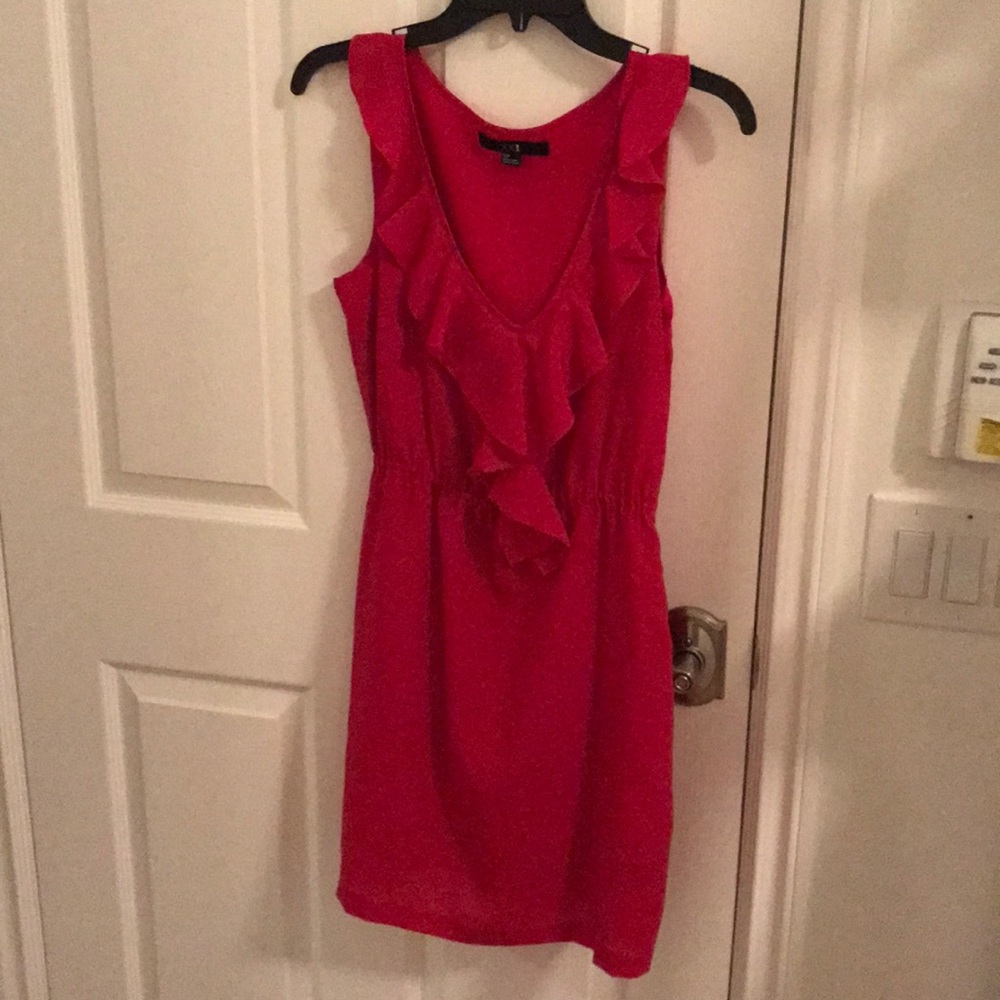Hot pink dress